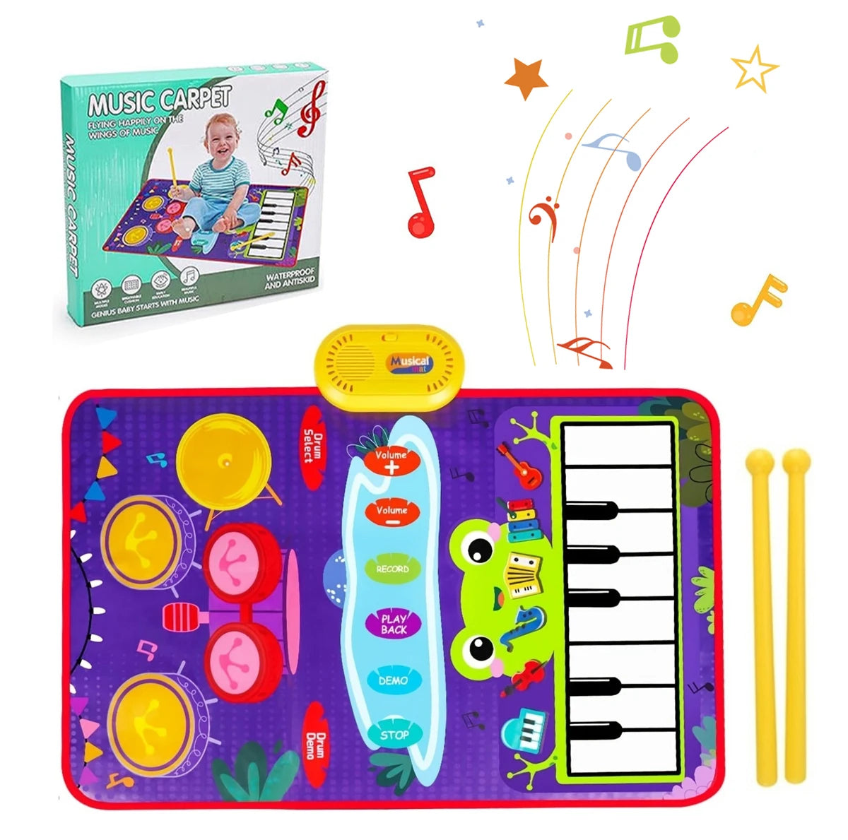 Tapis D'éveil Musical Bébé