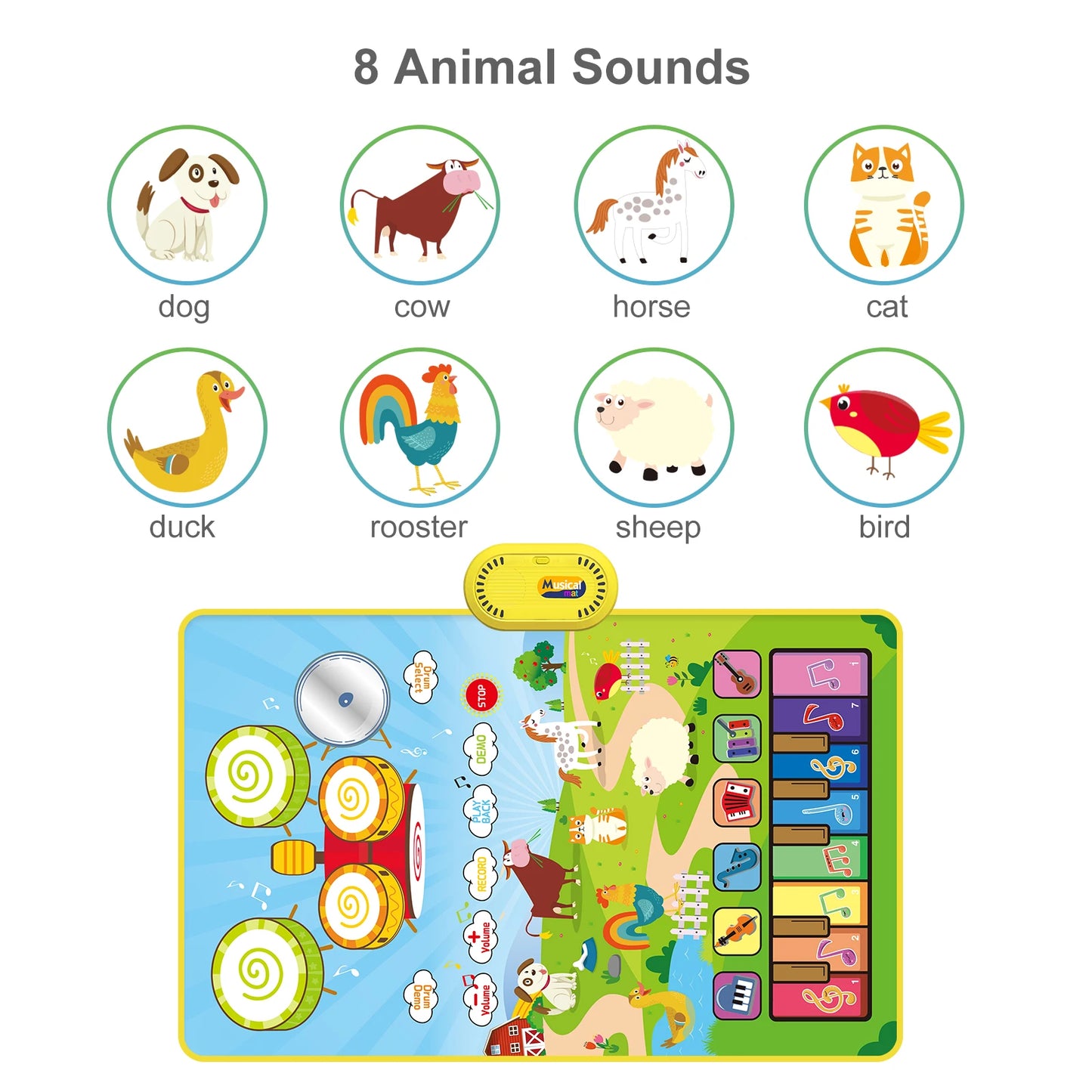 Tapis D'éveil Musical Bébé