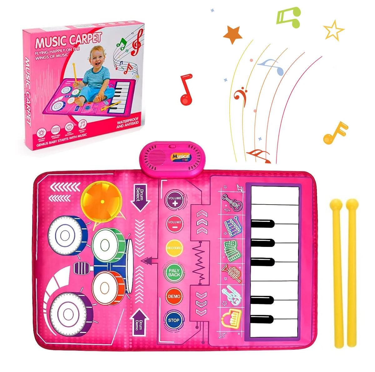 Tapis D'éveil Musical Bébé