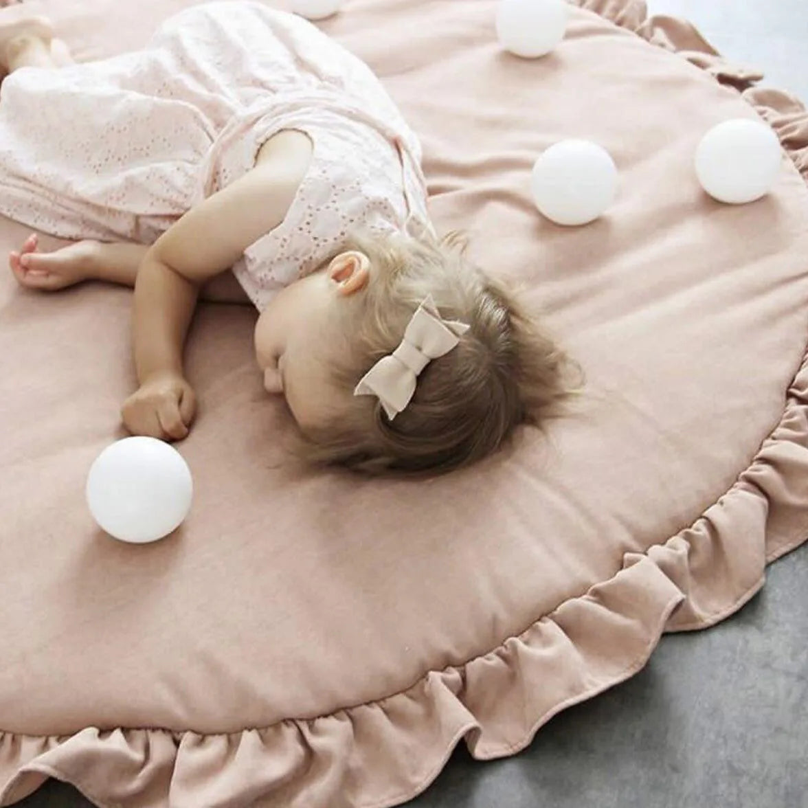 Tapis D'éveil Rond Bébé