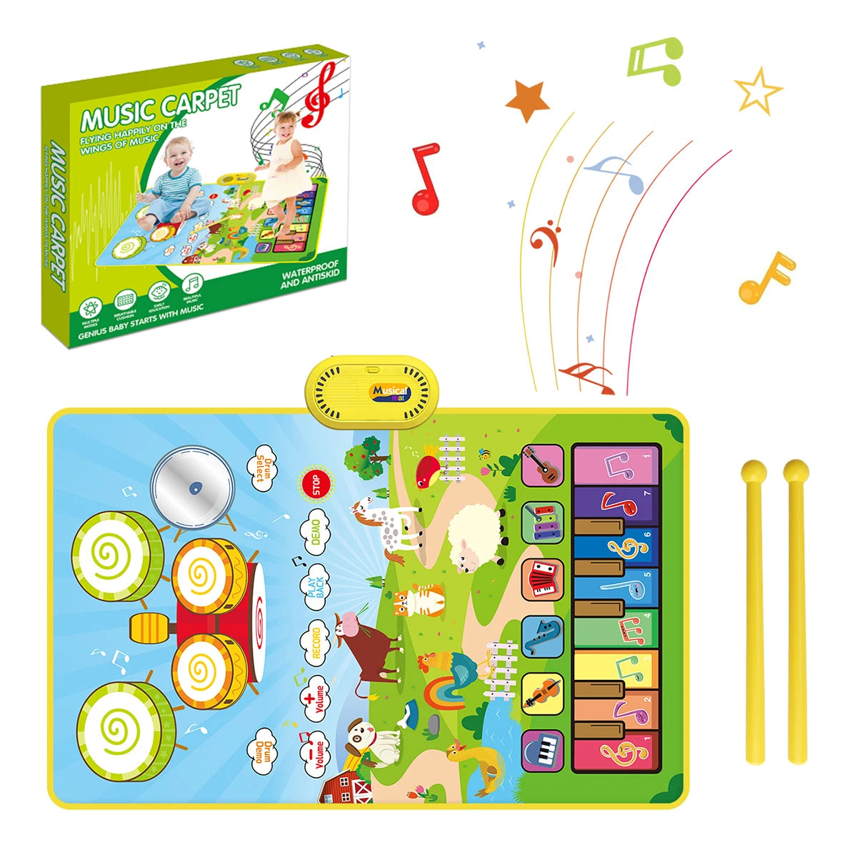 Tapis D'éveil Musical Bébé