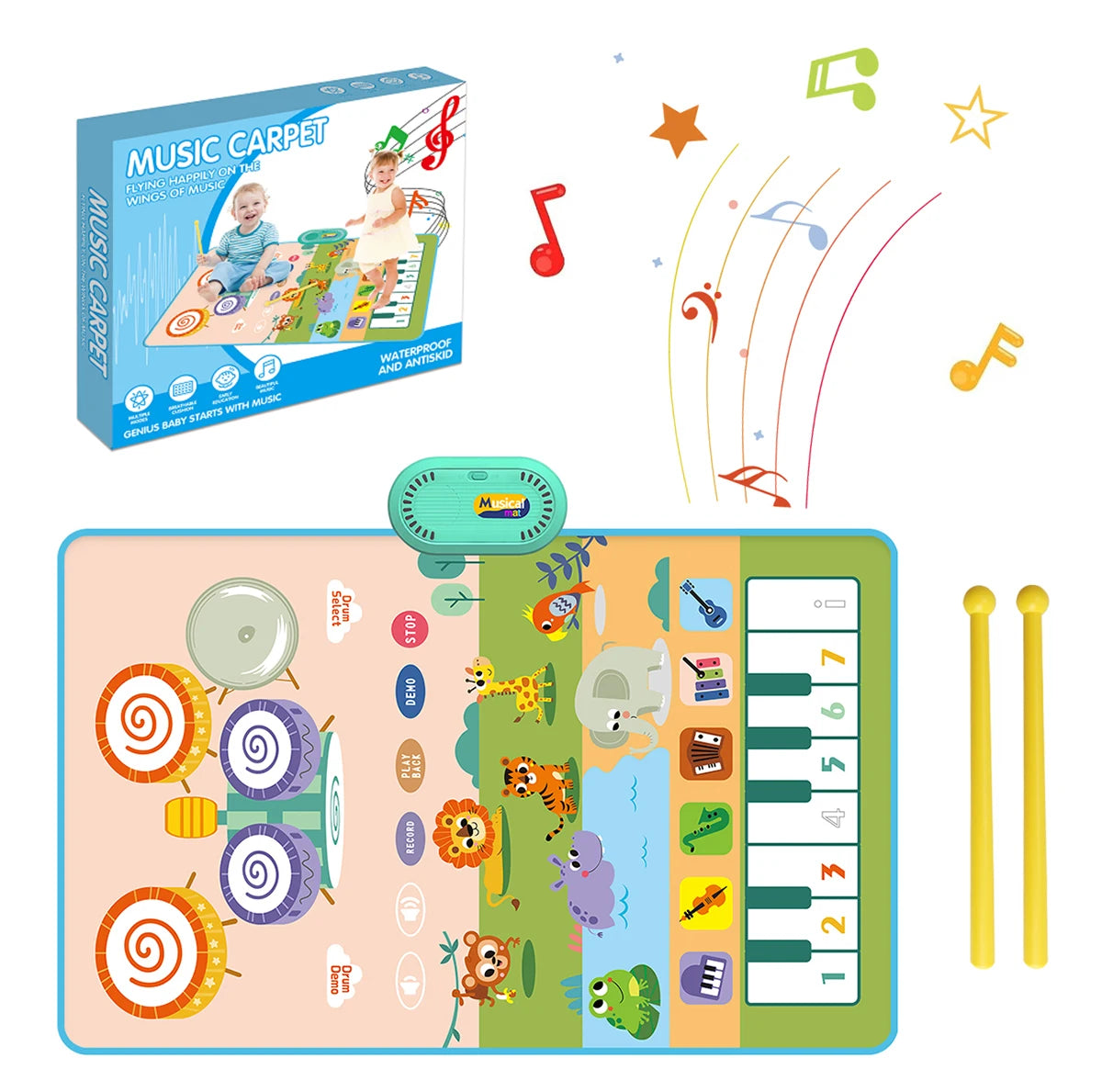 Tapis D'éveil Musical Bébé