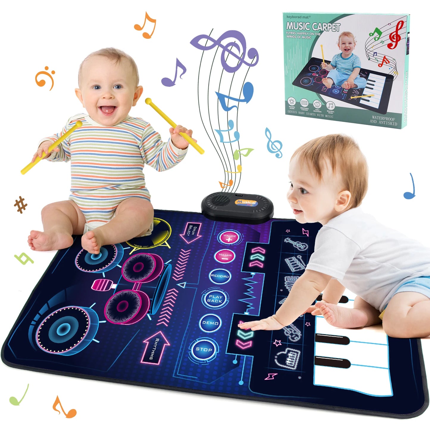 Tapis D'éveil Musical Bébé