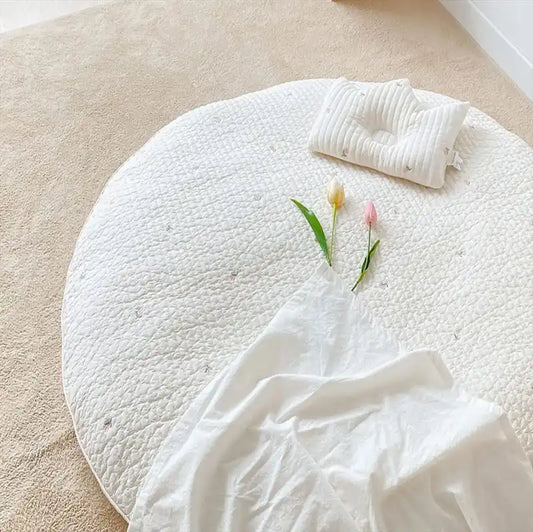 Tapis D'éveil Bébé Beige
