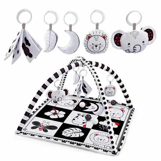 Tapis D'éveil Bébé Noir Et Blanc